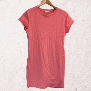 Fitted Pink Cap Sleeve T-Shirt